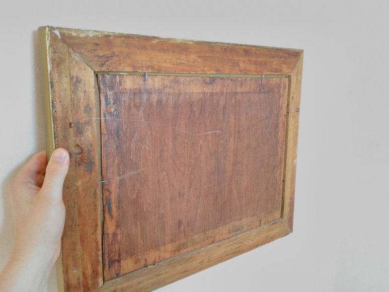 Wie herkend de handtekening op dit schilderij?